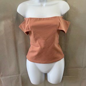 Michelle Mason off the shoulder top